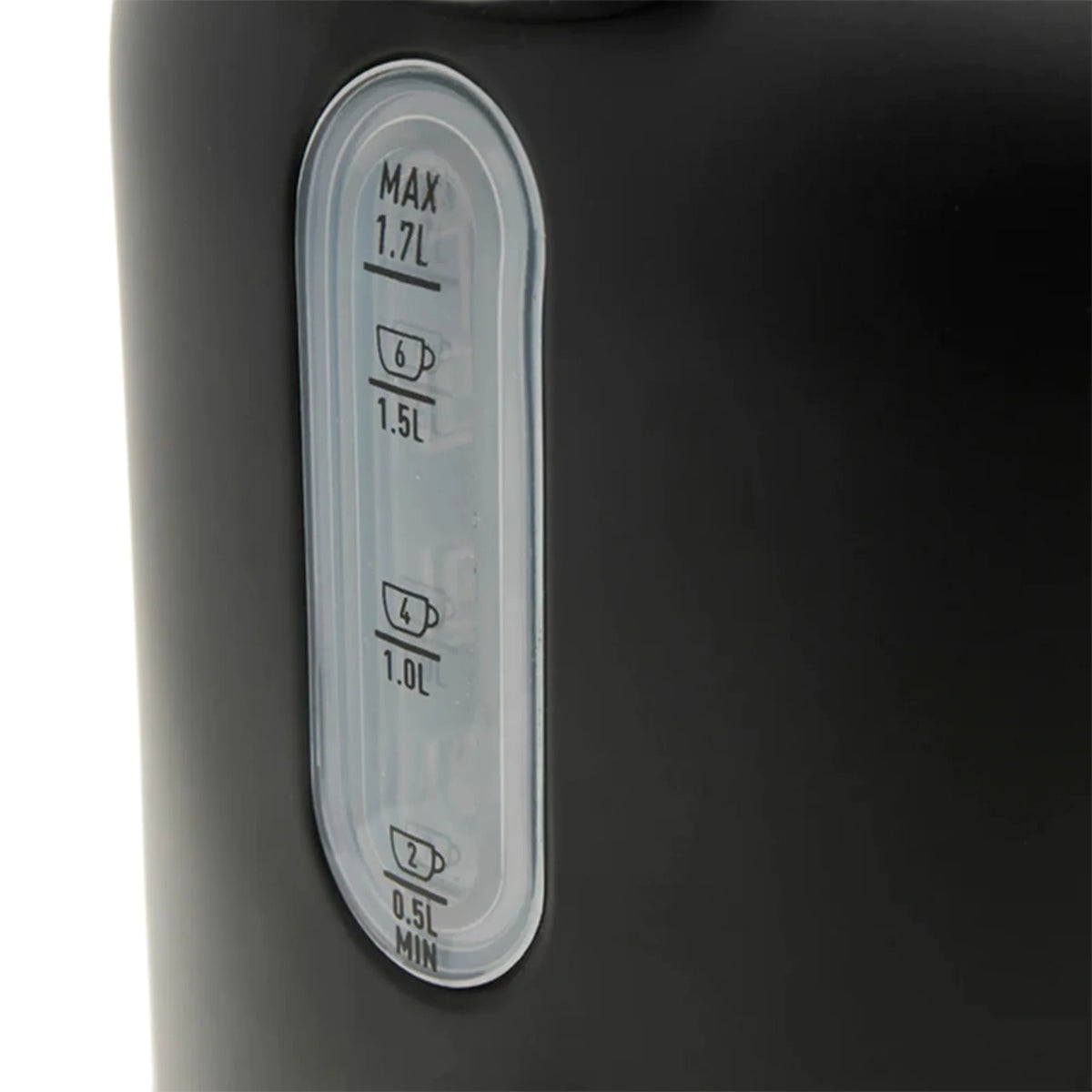 Open Box Haden 1.7 Liter Electric Water Kettle w/ 360-Degree Base, Black/Copper