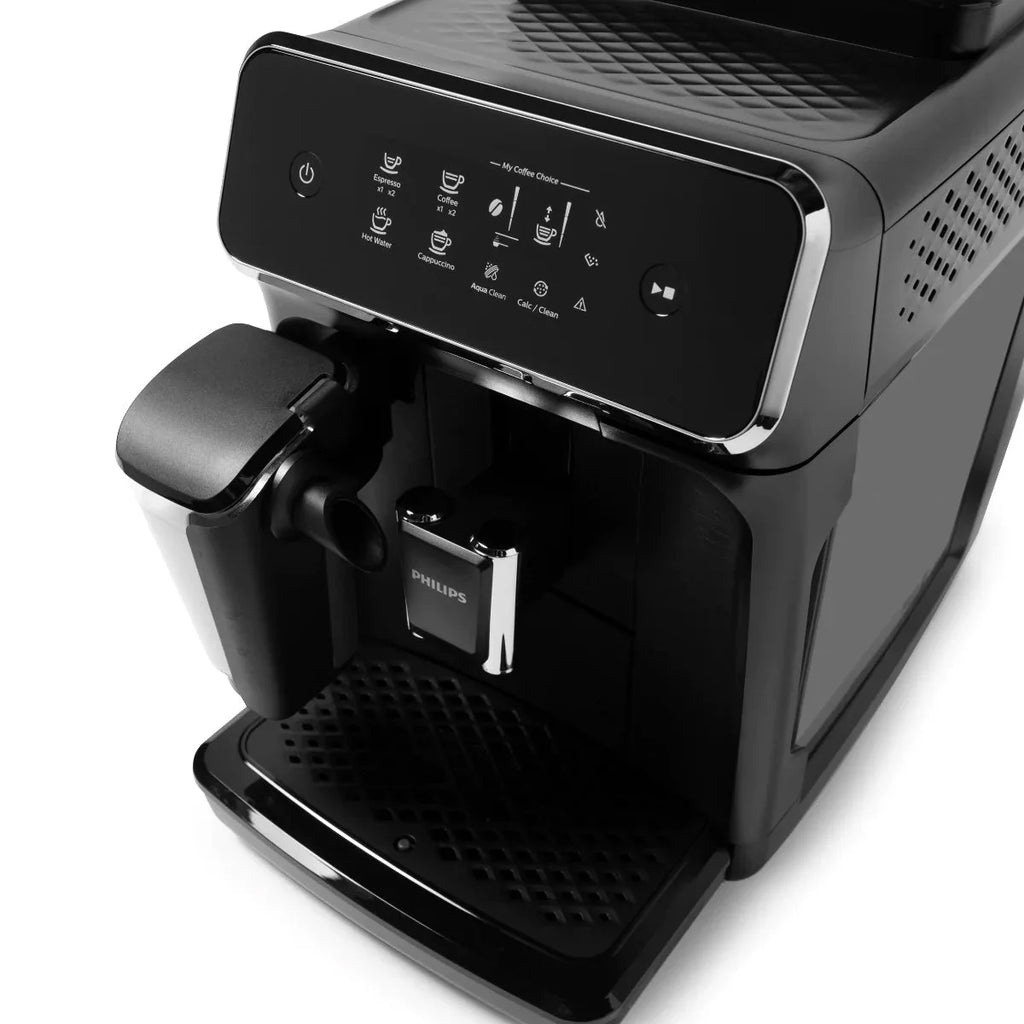 Restored Philips 2200 LatteGo Automatic Espresso Machine, Black | 3 Recipes | EP2230/14 (Refurbished)
