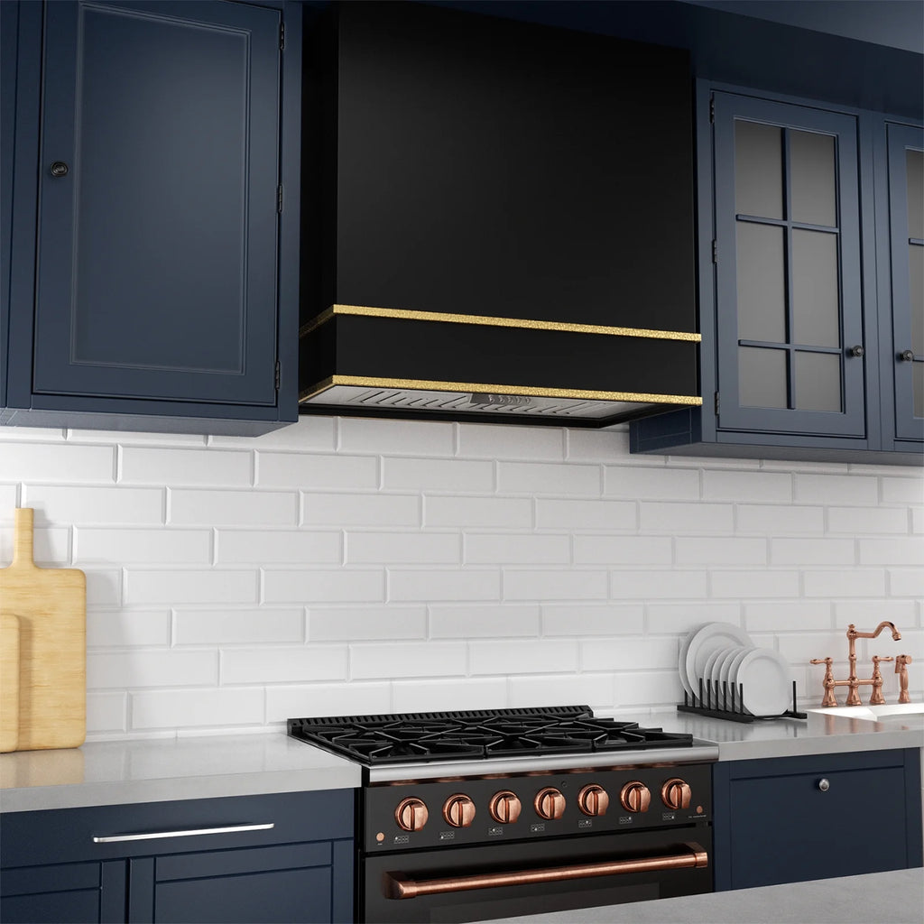 Akicon Range Hood 30 Inch, 600 CFM Ducted Vent Hood, Stainless Steel Box Kitchen Hood with 2 LED Lights, Removable Baffle Filters, Stove Hood Vent for Kitchen, 3 Speeds, Wall Mounted (AK-HS30HB-JBC)