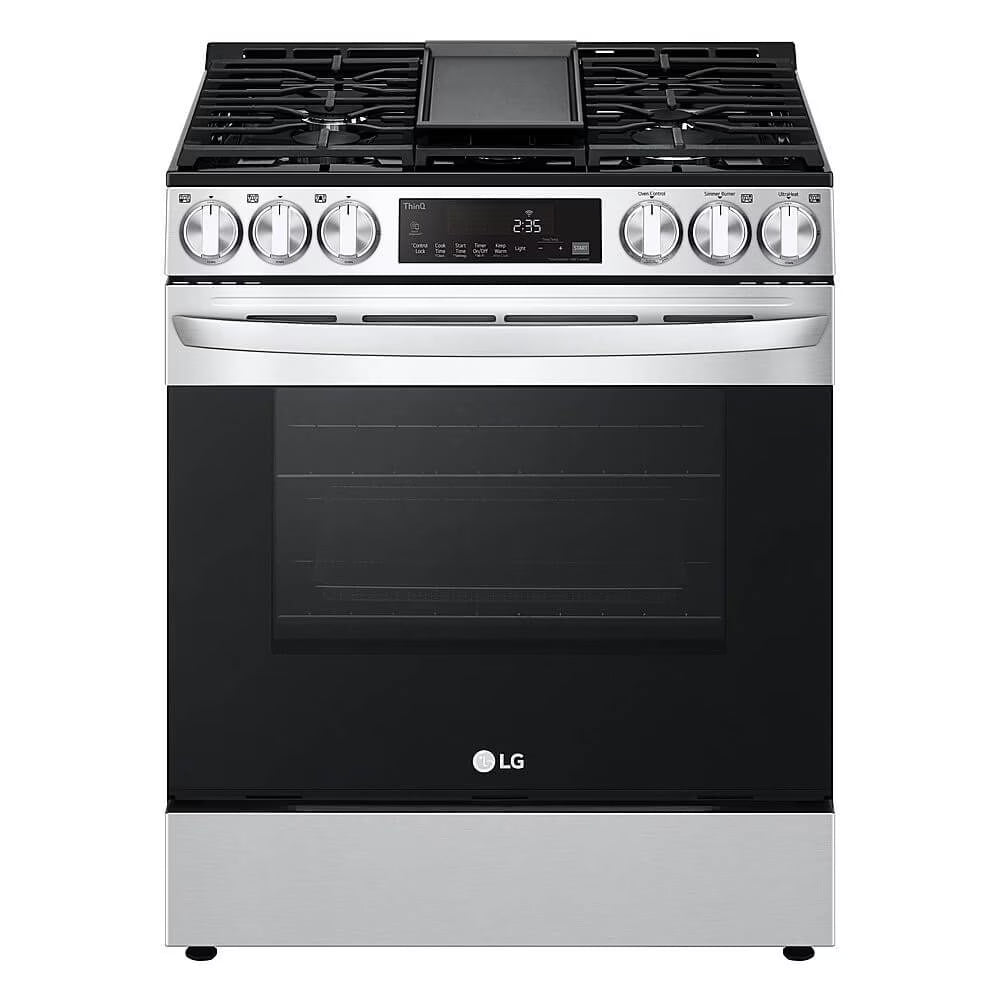 LG LSGL5833F 5.8 Cu. Ft. Stainless Steel Slide-In Gas Range