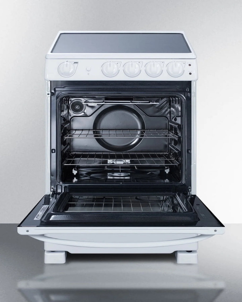 24" Wide Electric Smooth-Top Range