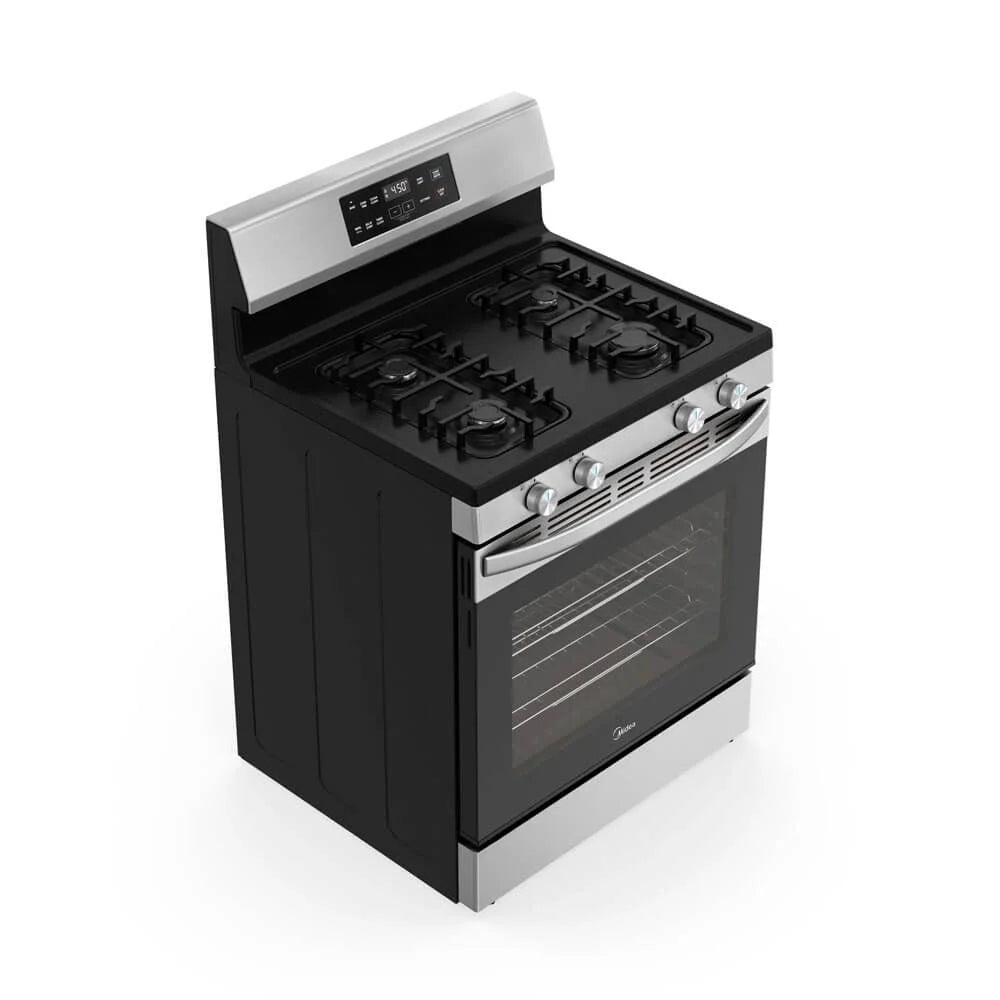 MIDEA 30" Gas Range with Steam Clean