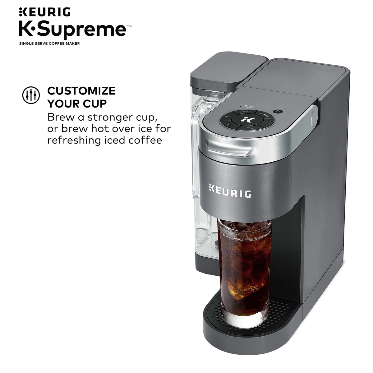 Keurig K-Supreme Black Single-Serve K-Cup Pod Coffee Maker