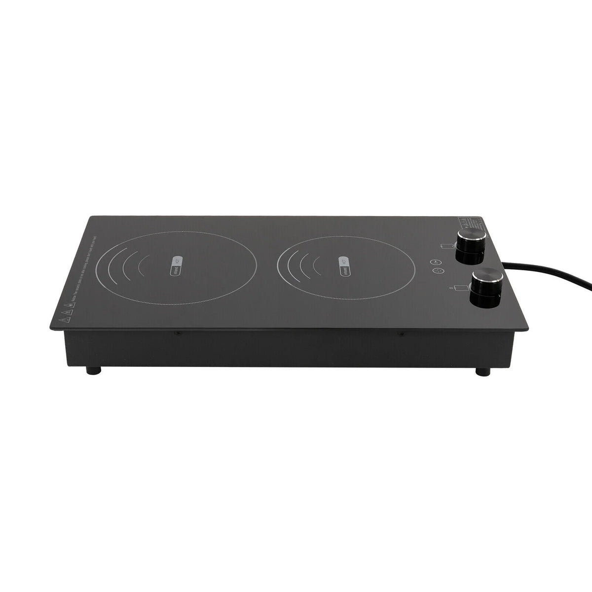 Electric Hob Cook Top Stove 110V Induction Cooktop 2 Burners Ceramic Cooktop
