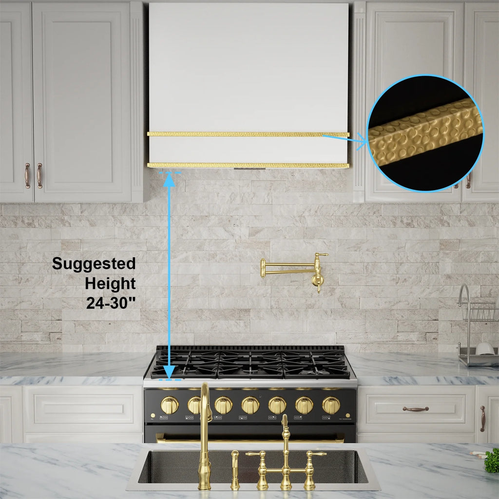 Akicon Range Hood 36 Inch, Ultra Quite Stainless Steel Kitchen Hood, Wall Mount Square Vent Hood with LED Light and Dishwasher-Safe Filters, Hood Vents for Kitchen, 3 Speeds, 600 CFM (AK-HS36HB-SWG)