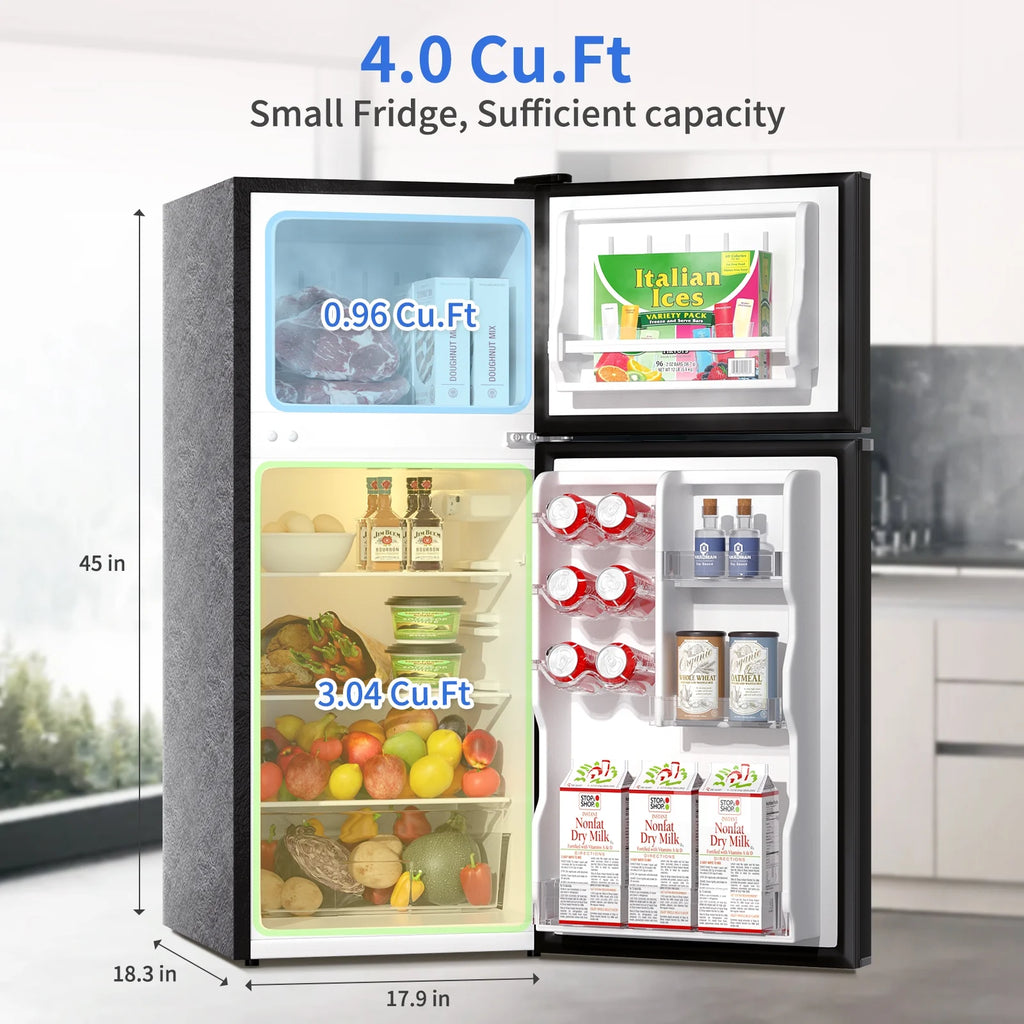 BANGSON Freestanding, 2 Bins, 3 Shelves, Glass, 115.0 V, 55 lb