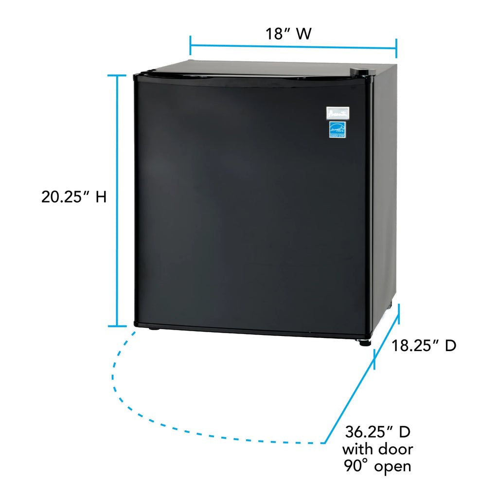 Avanti 1.7?cu. ft.?Compact Refrigerator, in Stainless Steel (AR17T3S)