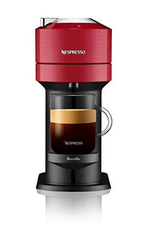 Breville Vertuo Next Coffee and Espresso Maker in Light Gray plus Aeroccino3 Milk Frother in Black