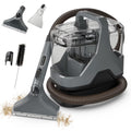 600W Upholstery Cleaner Machine with 15Kpa Powerful Suction and Versatile Attachments-Gray