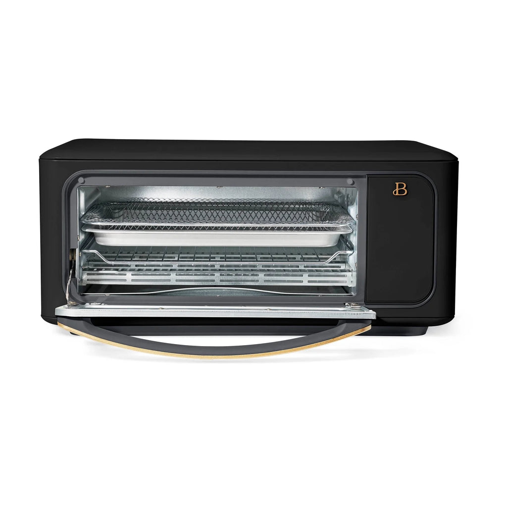 Beautiful Infrared Air Fryer Toaster Oven, 9-Slice, 1800 W, White Icing by Drew Barrymore