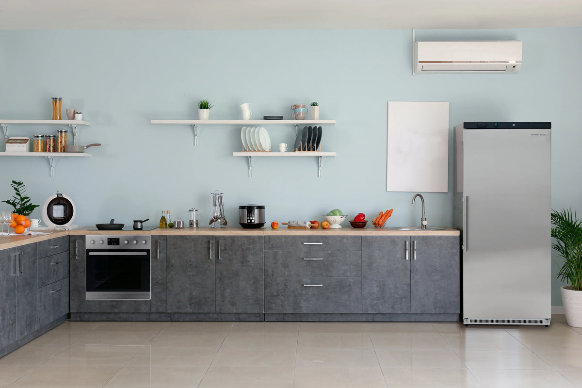 Hamilton Beach 19.2 CU FT. commercial up right refrigerator W:30.6" x L:27.4" X H:74.4" (Stainless Steel)