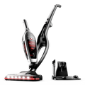 ROOMIE TEC Cordless Vacuum Cleaner, 2 in 1 Handheld, High-Power 2200mAh Li-ion Rechargeable Battery, with Corner Lighting and Upright Charging Base