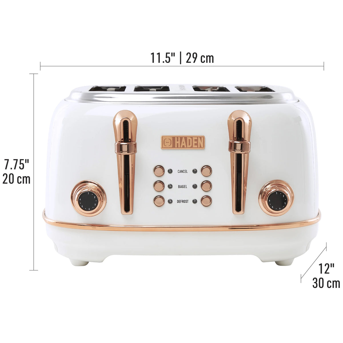 TOSTR SS BLK 1500W 4SLOT (Pack of 1)