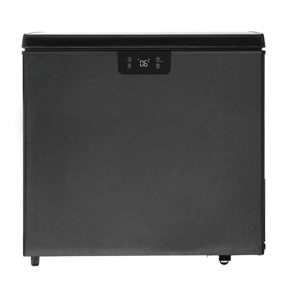Choco Moon Large Capacity 14.5 Cu.ft Chest Freezer, 345L Storage, 4 Slide-Out Baskets, Lockable Lid, 8 Temp Control Levels, Energy-Efficient LED Lights, 6 Swivel Casters for Easy Mobility
