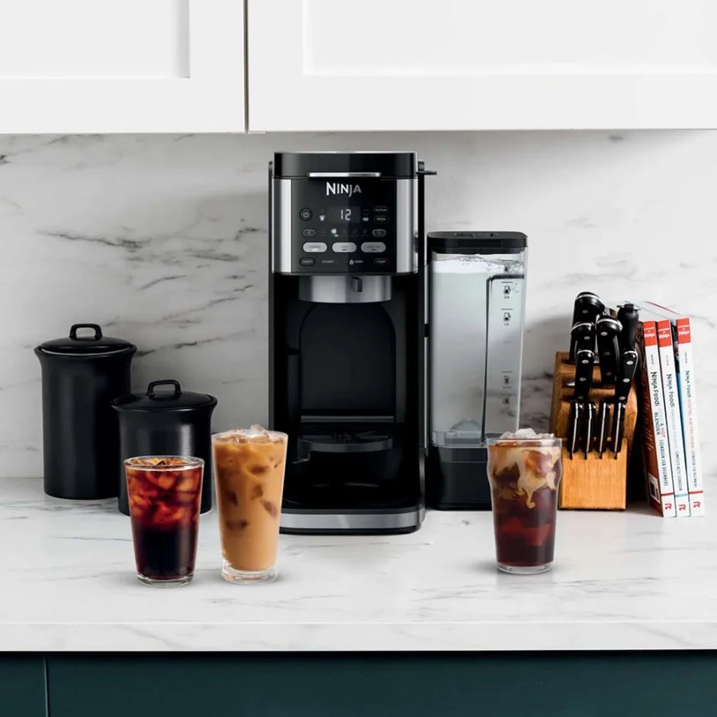 Restored Ninja CFP101 DualBrew Hot & Iced Coffee Maker, Black -Bundle with 2 Year Enhanced Protection Pack (Refurbished)