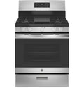 GE? 30" 5.0 cu. ft. Free-Standing Gas Range in Stainless Steel
