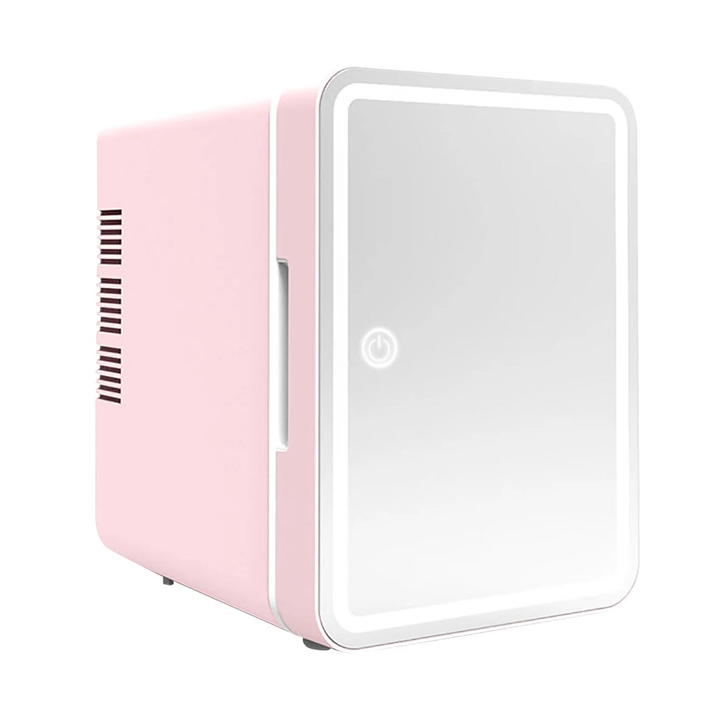 Car Refrigerator 6L Beauty M Irror LED Light Dormitory Mini Refrigerator Cosmetics Facial M Ask Refrigerator High-quality