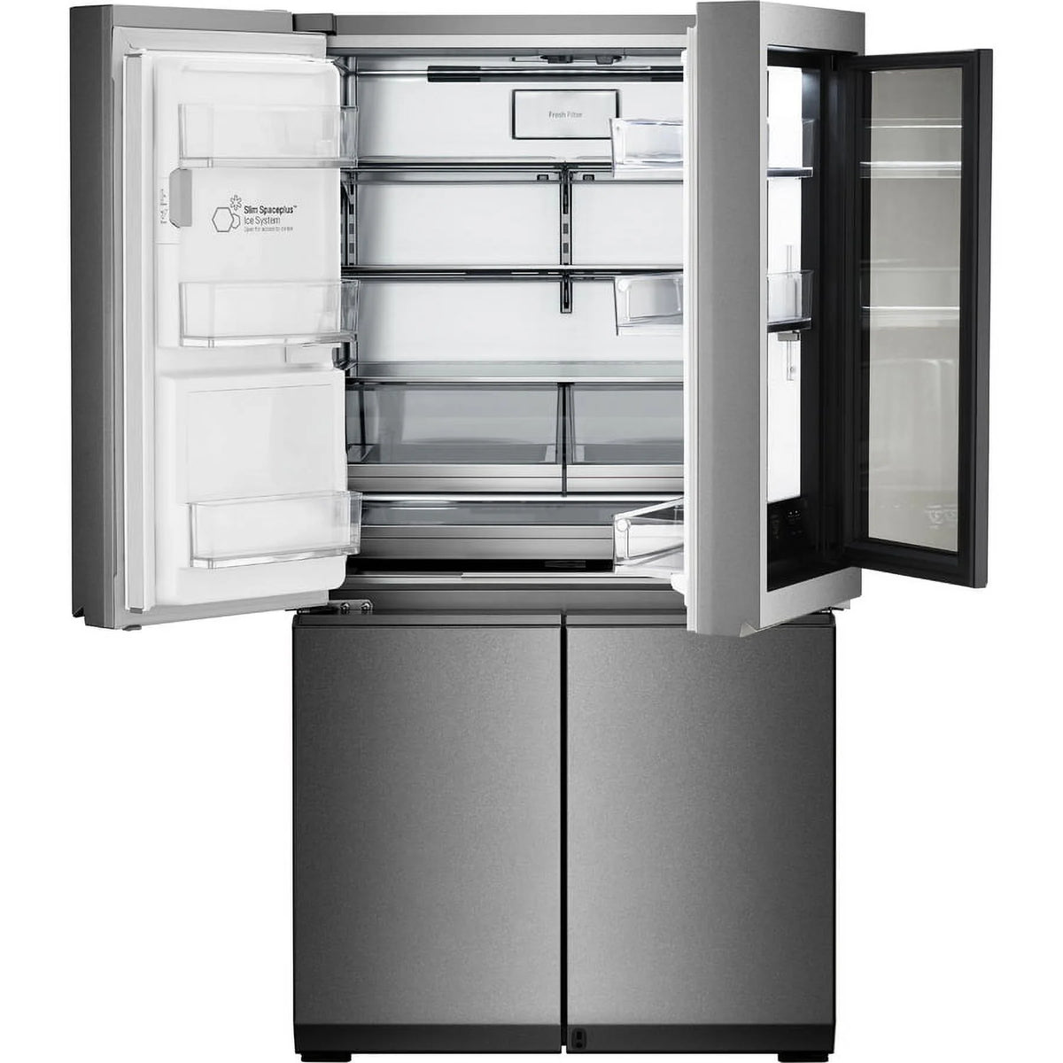 LG Freestanding French Door Refrigerator, Gray