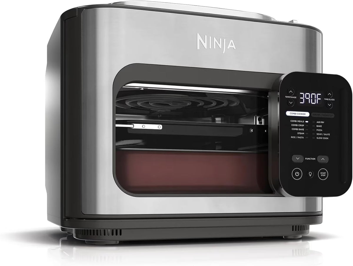 Restored Ninja Combi All-in-One Multicooker, Oven, & Air Fryer, 10-in-1 Functions, Stainless Steel, (Refurbished)
