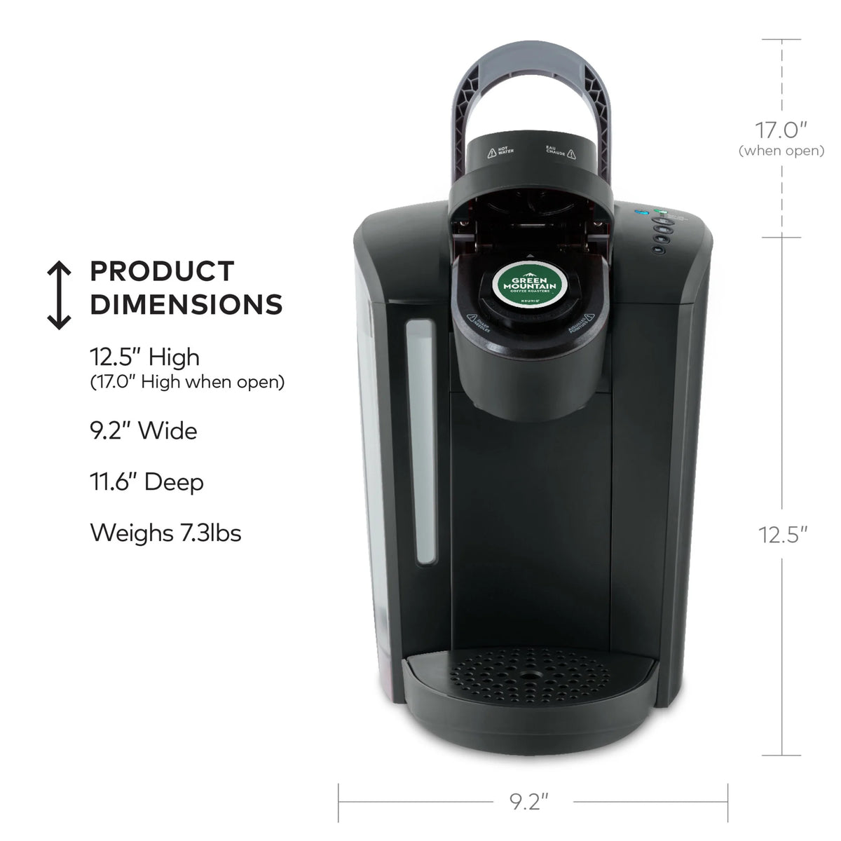 Keurig K-Select Single-Serve K-Cup Pod Coffee Maker, Matte White