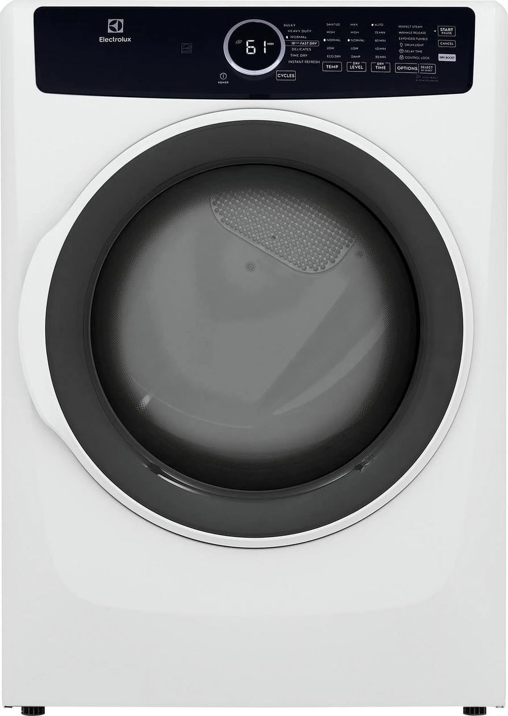 Electrolux Front Load Perfect Steam Electric Dryer with Instant Refresh, 8.0 Cu. Ft.