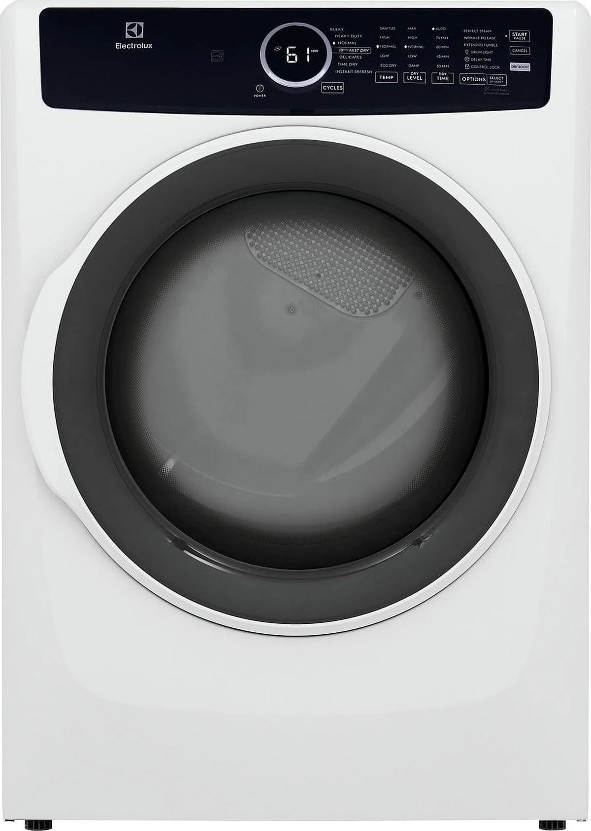 Electrolux Front Load Perfect Steam Electric Dryer with Instant Refresh, 8.0 Cu. Ft.