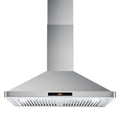 Cosmo 63175S 30 Inch Wall Mount Range Hood w/ Digital Controls, Stainless Steel