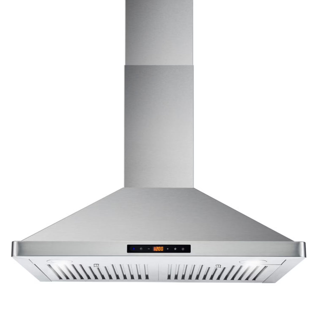 Cosmo 63175S 30 Inch Wall Mount Range Hood w/ Digital Controls, Stainless Steel