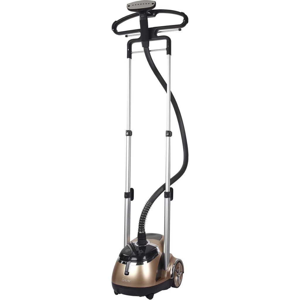 SALAV? Professional Series Garment Steamer with Stainless Steel Plated Nozzle in Gold
