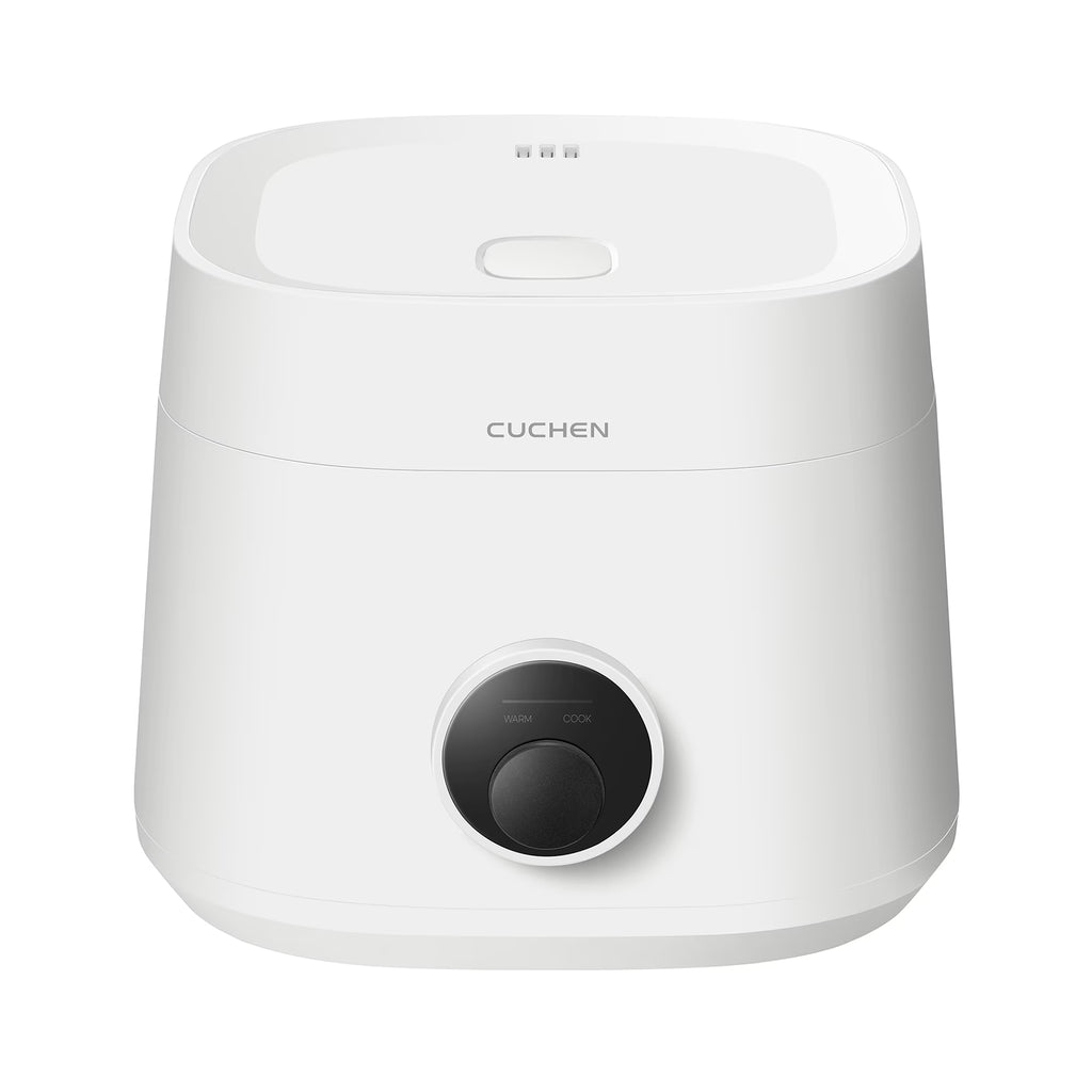 CUCHEN CRE-D0601WUS | Rice Cooker 6 Cup (Uncooked) and Warmer | Detachable Clean Cover | Nonstick Inner Pot | White