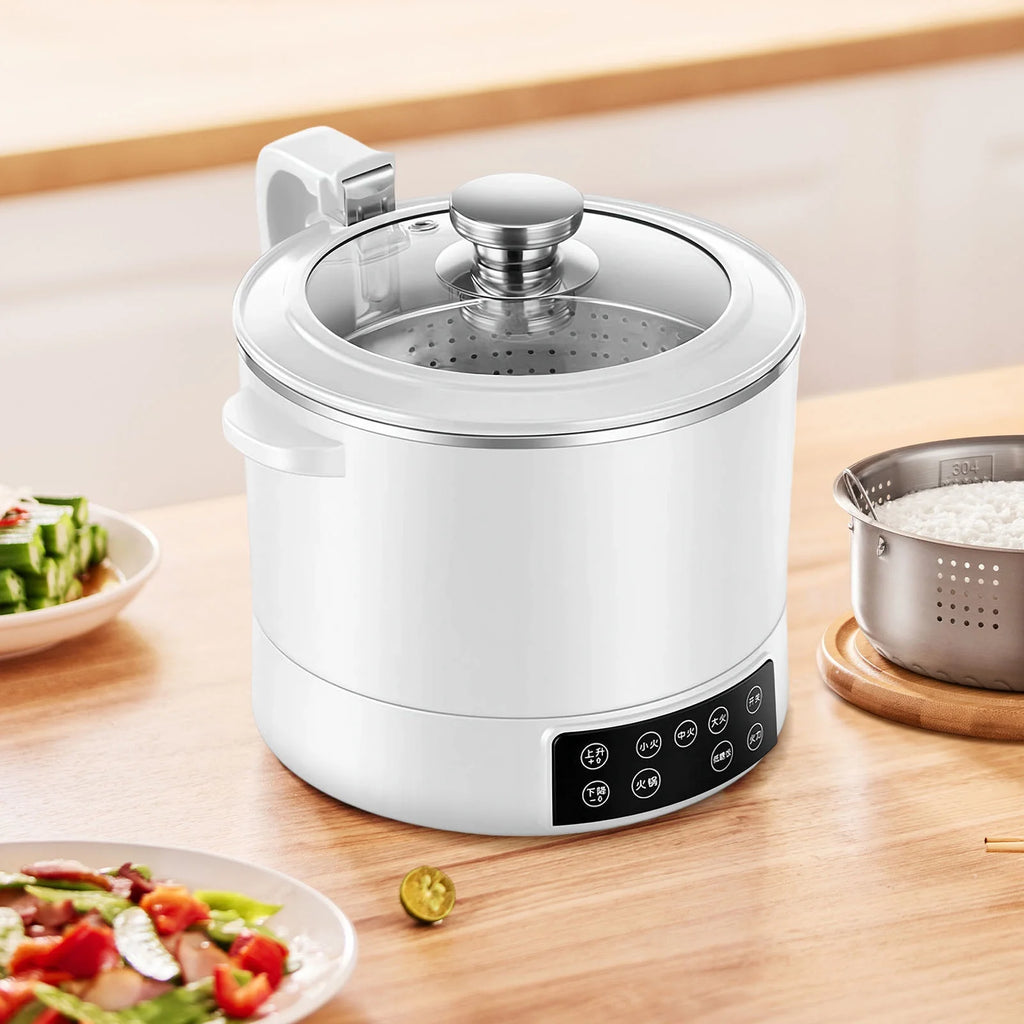 3 L Lifting Sugar Removal Rice Cooker, Low Sugar Rice Cooker with Low Carb Rice Steamer Basket,Speed Adjustable,Touch Control for Family Use