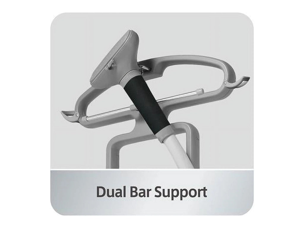 SALAV? GS45-DJ Professional Series Dual Bar Garment Steamer with Foot Pedals, Silver