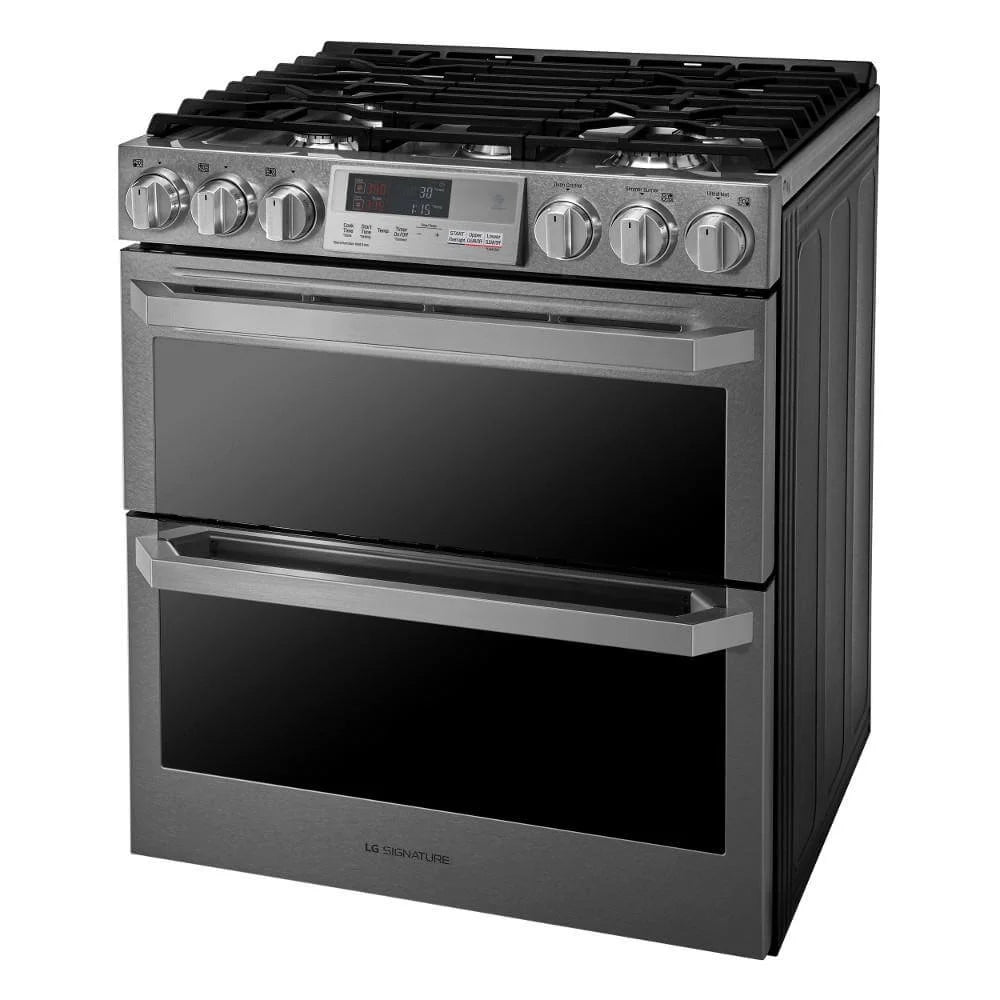 LG LUTD4919SN 7.3 Cu. Ft. Dual Fuel - Double Oven Range with ProBake Convection