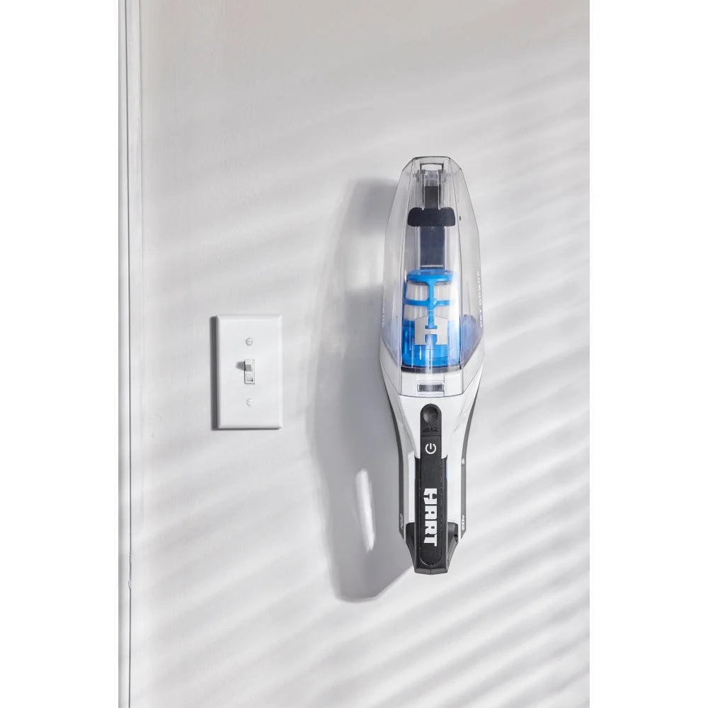 HART 20-Volt Cordless Hand Vacuum Kit with Multi-Surface Motorized Brush Roll, HPHV34B