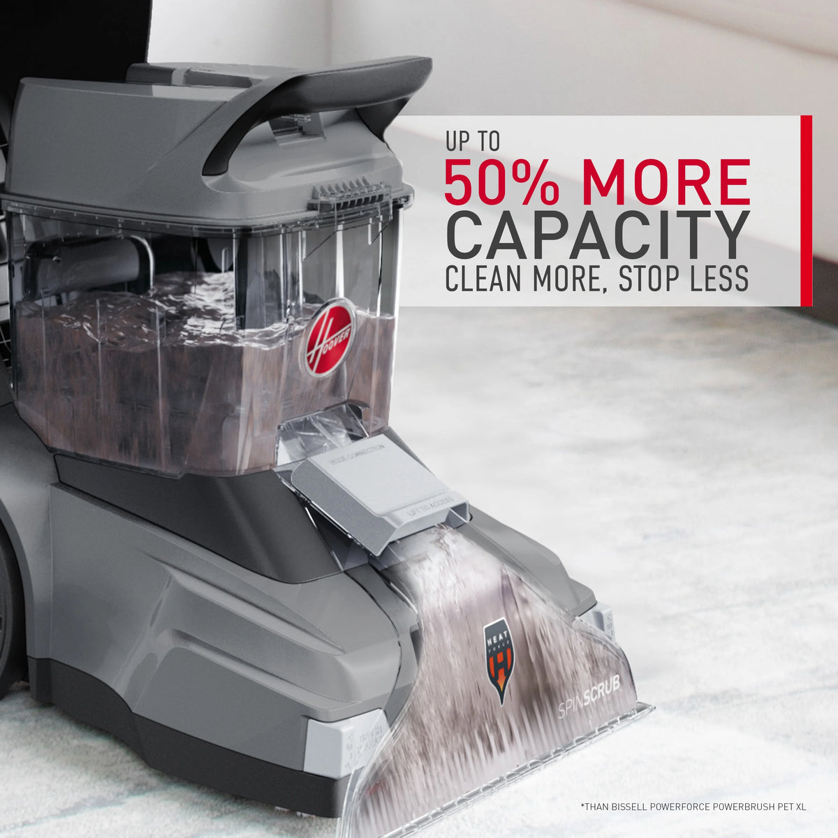 Hoover PowerScrub XL, Upright Carpet Cleaner Machine, Shampooer for Carpet, Rugs, & Upholstery, Fast Dry, Upholstery Tool Attachment,  FH68010