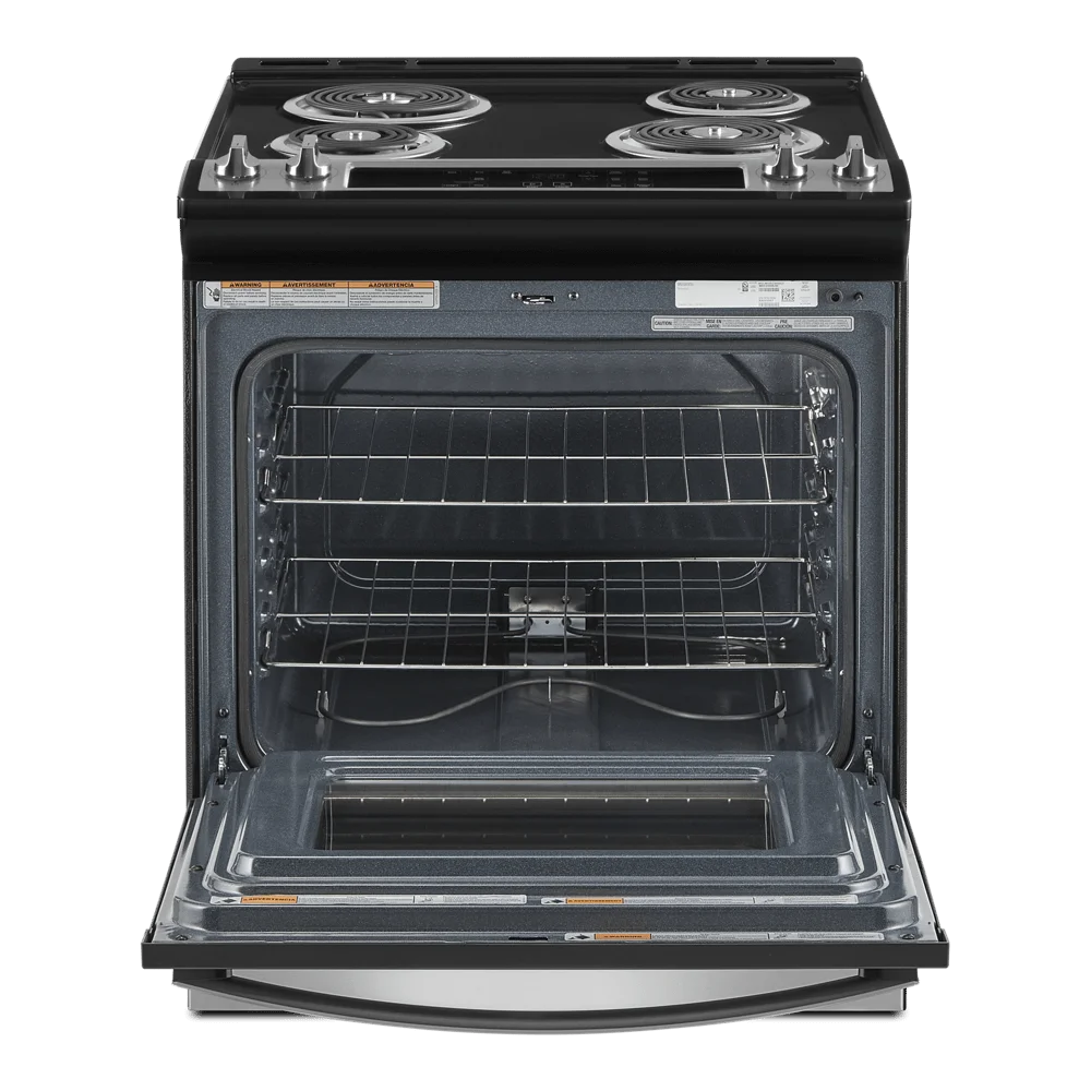 WHIRLPOOL WEC310S0LS slide in electric range