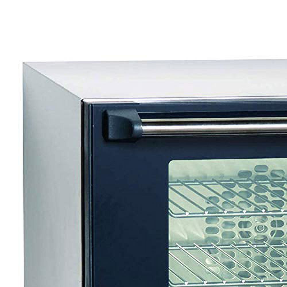 BroilKing POV-003 Compact Quarter Size Convection Oven w/ Sheet Pan, Black