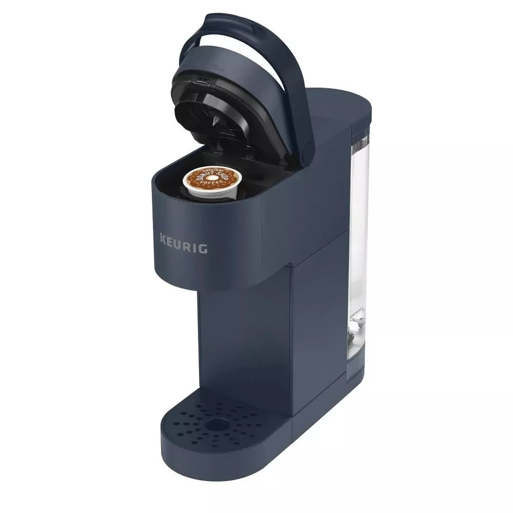Keurig K-Mini Go, Multicup Reservoir Single-Serve K-Cup Pod Coffee Maker with Strong Brew Button | Navy
