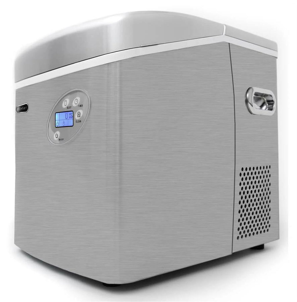 Whynter Portable Ice Maker with 49lb Capacity Stainless Steel with Water Connection