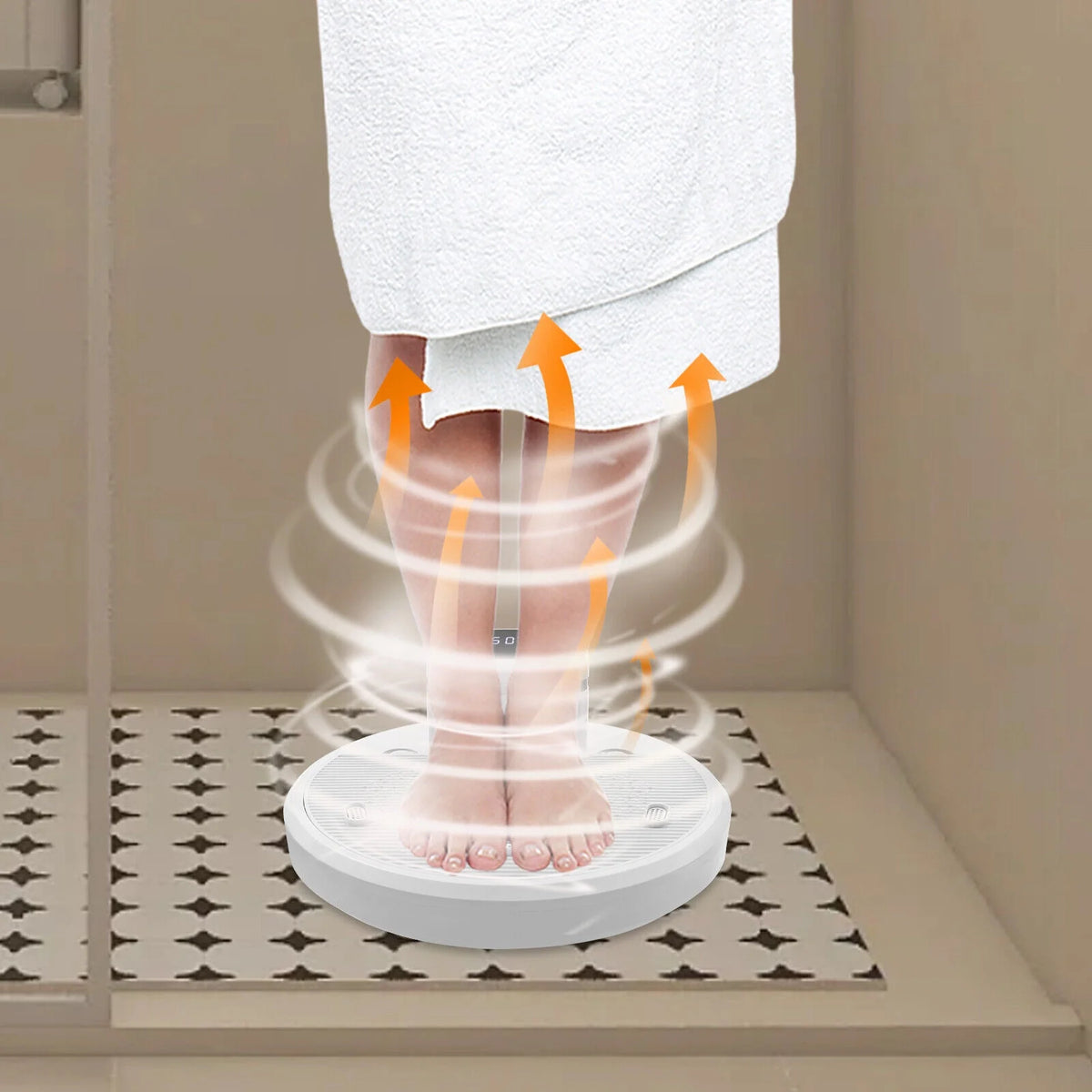 1400W Body Dryer Machine, 35000rpm, Body Heater Blow Dryer with Non-slip Foot Pads 110-120V