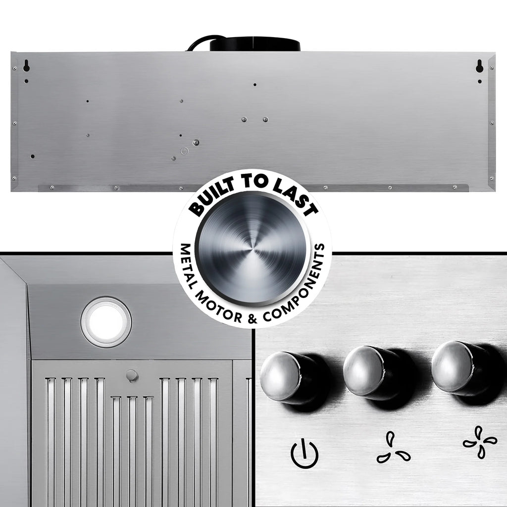 Cosmo Range Hoods UC30 30 in. 380 CFM Ducted Under-Cabinet Range Hood