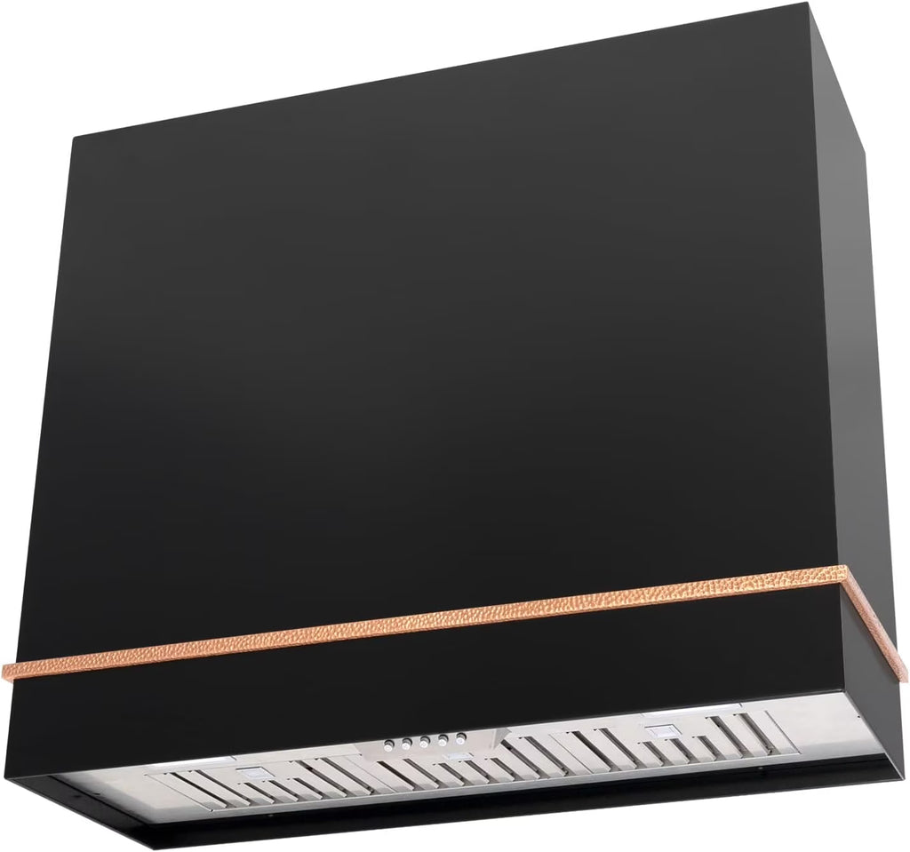 Akicon Range Hood 36 Inch, Ultra Quite Stainless Steel Kitchen Hood, Wall Mount Square Vent Hood with LED Light and Dishwasher-Safe Filters, Hood Vents for Kitchen, 3 Speeds, 600 CFM (AK-HS36HB-SWG)
