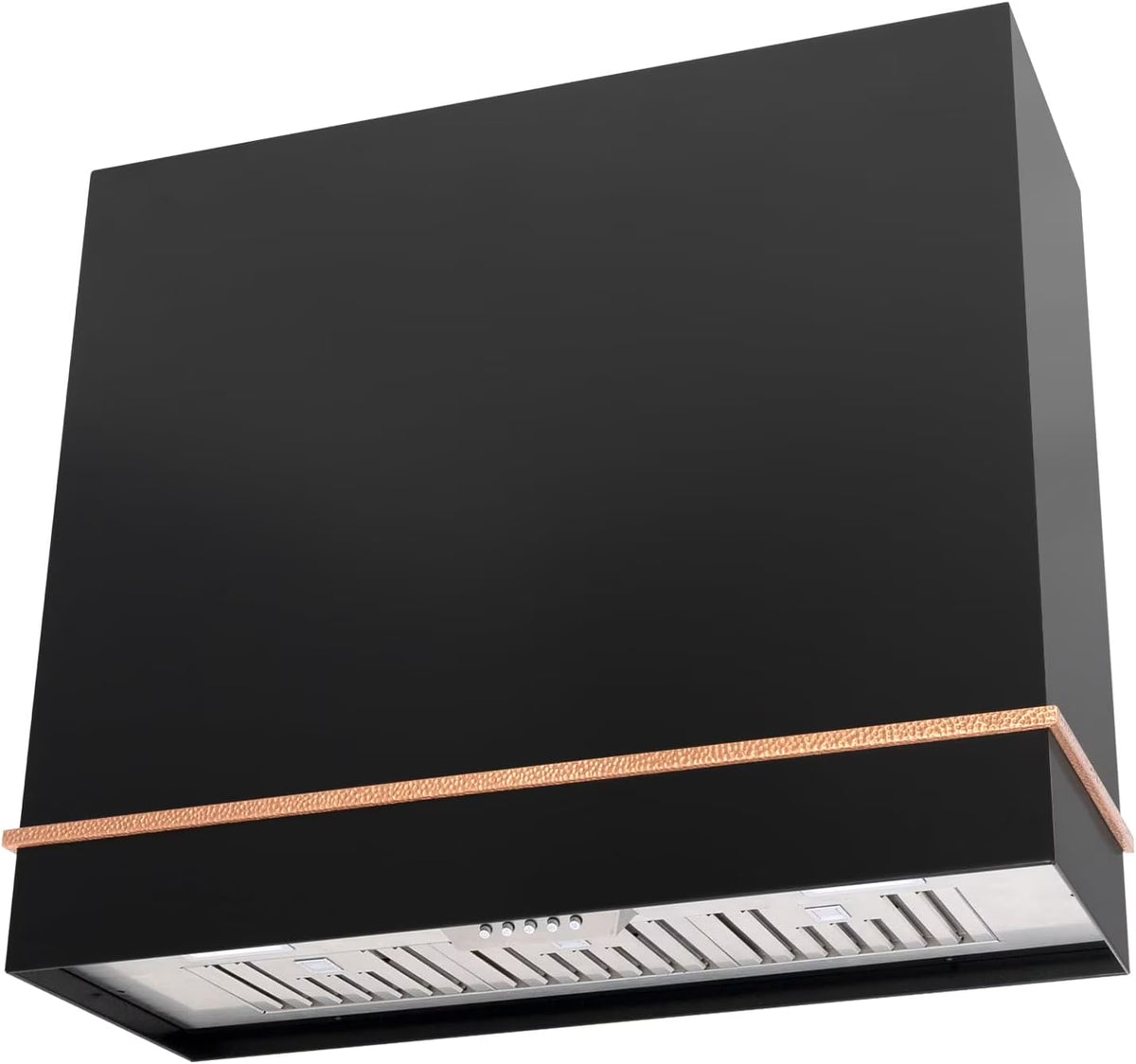 Akicon Range Hood 36 Inch, Ultra Quite Stainless Steel Kitchen Hood, Wall Mount Square Vent Hood with LED Light and Dishwasher-Safe Filters, Hood Vents for Kitchen, 3 Speeds, 600 CFM (AK-HS36HB-SWG)