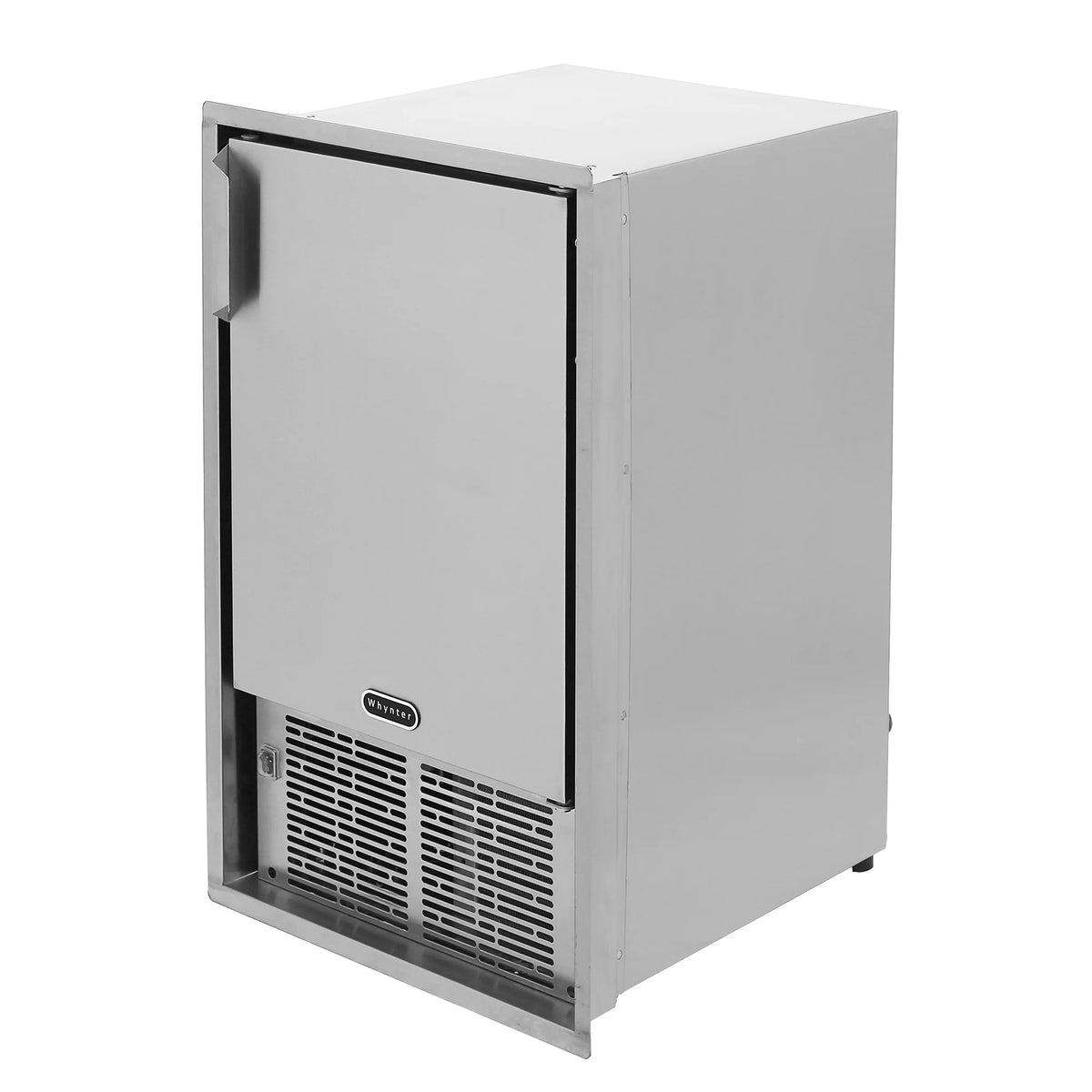 Whynter 14'' Undercounter Automatic Stainless Steel Marine Ice Maker 23lb Daily Output