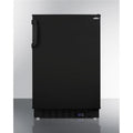 Summit  20 in. Built-In All-Freezer, Black