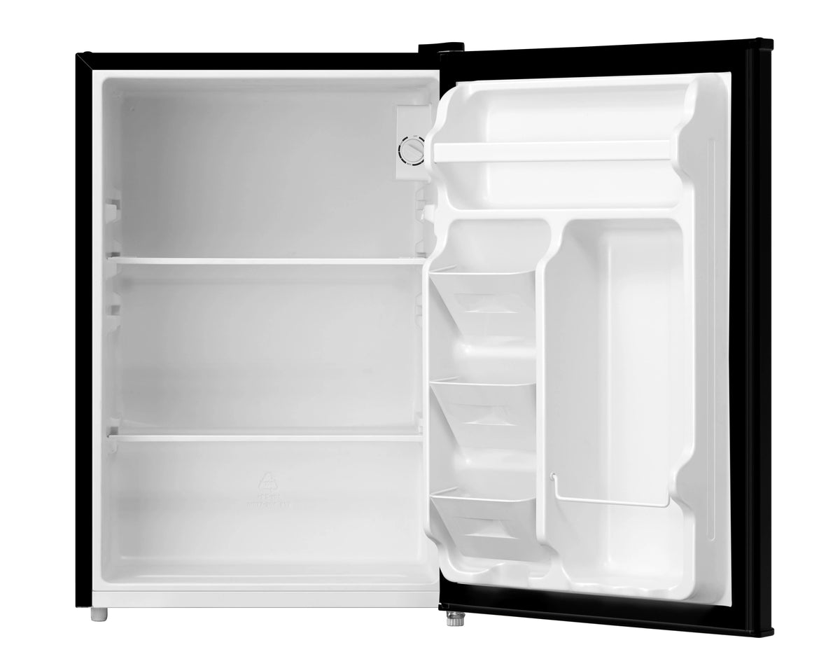 Mainstays 2.7 Cu. ft. Single Door Mini Refrigerator, Black