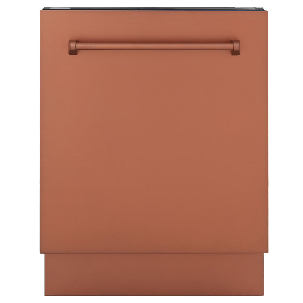 24" Top Control Tall Tub Dishwasher in Red Gloss with Stainless Steel Tub and 3rd Rack (DWV-RG-24)