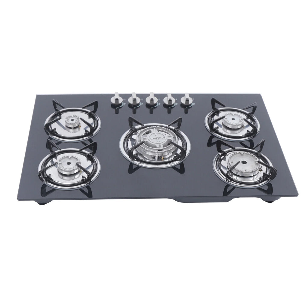 30" Stove Top Gas Cooktop Burner Kitchen Cooking LPG / Propane with 5 Burners