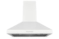Hauslane WM-530  30-inch Wall Mount Range Hood, Matte White, Strong Suction, Stainless Steel Baffle Filters, LED Lamps