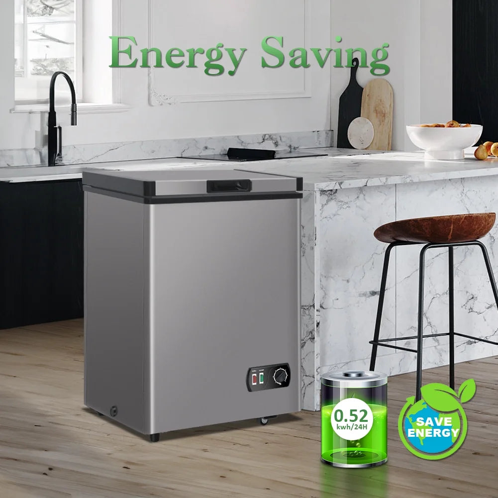 PRO CHOICE 3.8 cu ft Compact Chest Freezer, White